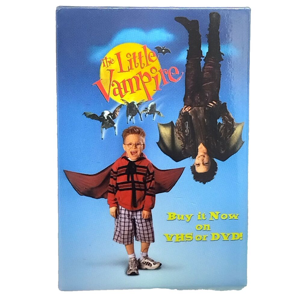 The Little Vampire Movie Promo Vintage Pin Button Pinback